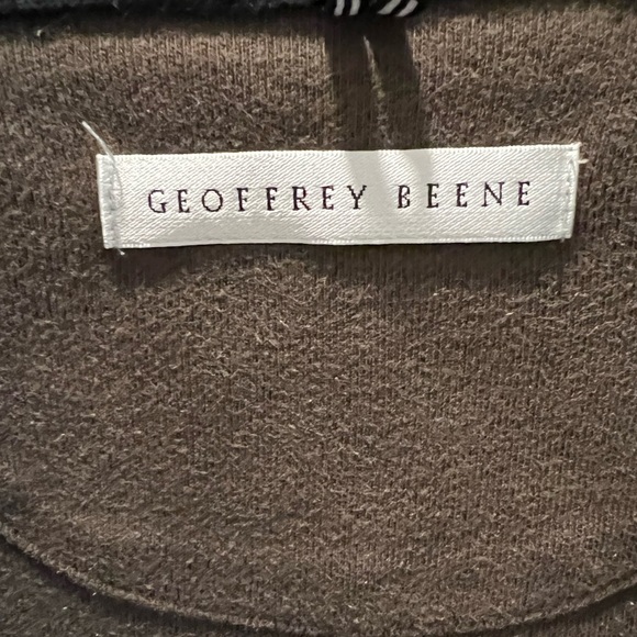 GEOFFREY BEENE - brown quarter zip, size XXL, worn once & in perfect condition - Picture 4 of 5